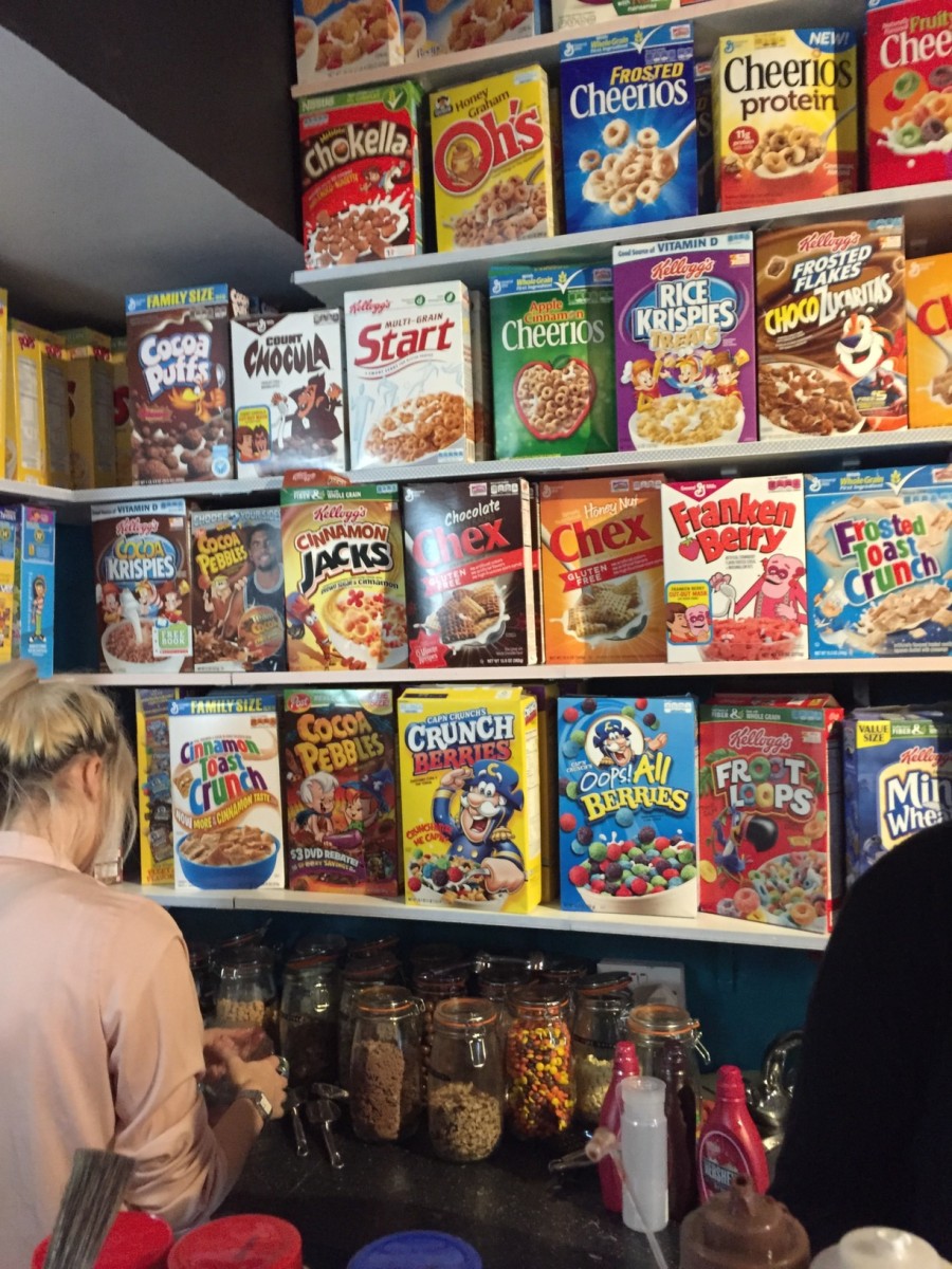 Test du premier Bar à céréales Cereal Killer Café à Londres